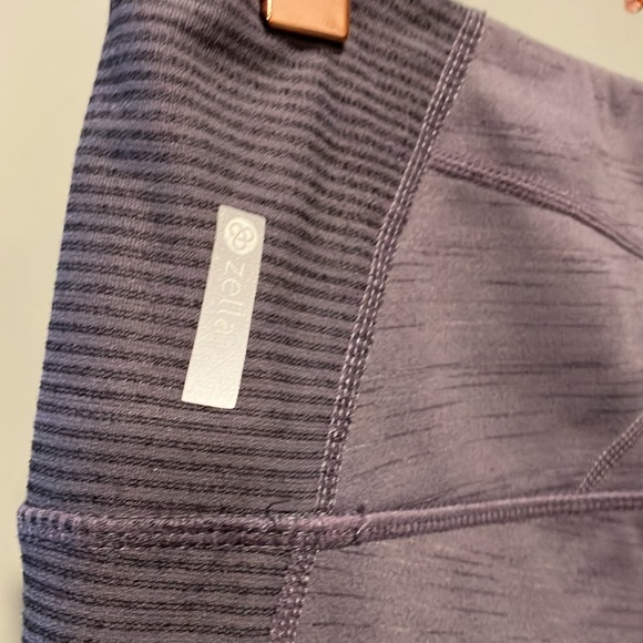 Zella Sporty Splice High Waist Crop Leggings - Picture 4 of 6